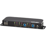 Tripp Lite 2-Port HDMI/USB KVM Switch 4K 60 Hz HDR HDCP 2.2 IR USB Sharing USB 3.0 Cables