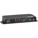 Tripp Lite 2-Port HDMI/USB KVM Switch 4K 60 Hz HDR HDCP 2.2 IR USB Sharing USB 3.0 Cables