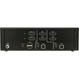 Tripp Lite Secure KVM Switch, 2-Port, Dual Head, HDMI to HDMI, 4K, NIAP PP4.0, Audio, TAA
