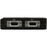 StarTech.com 2 Port USB KVM Kit with Cables and Audio Switching - KVM / audio switch - USB - 2 ports - 1 local user