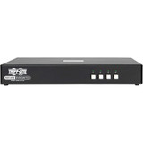 Tripp Lite Secure KVM Switch 4-Port DVI to DVI NIAP PP3.0 Certified Audio Single Monitor TAA