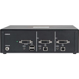 Tripp Lite Secure KVM Switch 2-Port DVI to DVI NIAP PP3.0 Certified Audio Single Monitor TAA