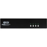 Tripp Lite Secure KVM Switch, 4-Port, Dual Head, DisplayPort to DisplayPort, 4K, NIAP PP4.0, Audio, CAC, TAA