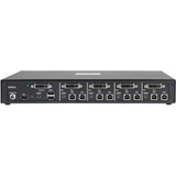 Tripp Lite Secure KVM Switch 4-Port DVI to DVI NIAP PP3.0 Certified Audio CAC Support Single Monitor TAA