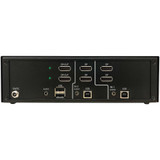 Tripp Lite Secure KVM Switch, 2-Port, Dual Head, DisplayPort to DisplayPort, 4K, NIAP PP4.0, Audio, TAA