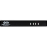 Tripp Lite Secure KVM Switch, 4-Port, Single Head, DisplayPort to DisplayPort, 4K, NIAP PP4.0, Audio, TAA