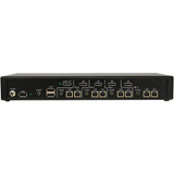 Tripp Lite Secure KVM Switch, 4-Port, Single Head, DP to HDMI (x4), 4K, NIAP PP4.0, Audio, CAC, TAA