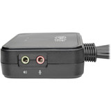 Tripp Lite 2-Port USB/HD Cable KVM Switch with Audio/Video Cables and USB Peripheral Sharing