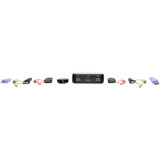 Tripp Lite 2-Port USB/HD Cable KVM Switch with Audio/Video Cables and USB Peripheral Sharing