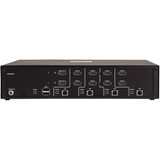 Tripp Lite Secure KVM Switch 4-Port Dual-Monitor Secure KVM Switch HDMI 4K NIAP PP3.0 Audio TAA