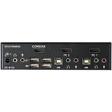 StarTech.com 2 Port USB HDMI KVM Switch w/ Audio & USB 2.0 Hub