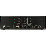Tripp Lite Secure KVM Switch, 2-Port, Dual Head, DisplayPort to DisplayPort, 4K, NIAP PP4.0, Audio, CAC, TAA