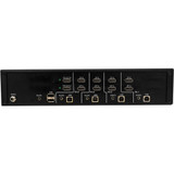 Tripp Lite Secure KVM Switch, 4-Port, Dual Head, DisplayPort to DisplayPort, 4K, NIAP PP4.0, Audio, TAA