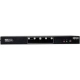 Tripp Lite 4-Port Dual Monitor DVI KVM Switch with Audio and USB 2.0 Hub, Cables included