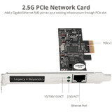 SIIG Single 2.5G 4-Speed Multi Gigabit Ethernet PCIe Card