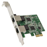 SYBA Multimedia Dual 2.5 Gigabit Ethernet PCI-e x1 Network Card