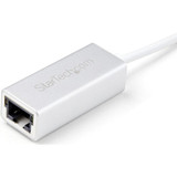 StarTech.com USB 3.0 to Gigabit Network Adapter - Silver - Sleek Aluminum Design Ideal for MacBook - Chromebook or Tablet