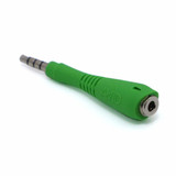 AVID Products Fishbone Device Protection Audio Adapter with 3.5mm Connections - Green
