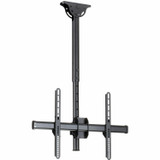 StarTech.com TV Ceiling Mount, Full-Motion Hanging Single Screen Vesa Mount for 32"-75" TVs / Displays - Height Adjustable Telescopic Pole