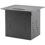 Kramer TBUS-3XL Mounting Box - Black Anodized Aluminum