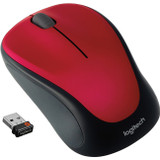 Logitech M317 Compact Mouse, Red - Wireless