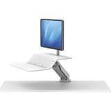 Fellowes Lotus&trade; RT Sit-Stand Workstation White Single