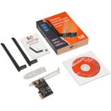 SIIG Wireless 2T2R Dual Band WiFi Ethernet PCIe Card - AC1200