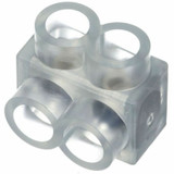 Panduit PCSB2/0-2S-6 Pan-Lug PCSB2/0-2S-6 Multi-Tap Mech Con, Single Sided, 2/0, Tin Plt Al, PK6