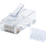 Manhattan 790611 Intellinet Network Solutions Cat6 RJ45 Modular Plugs, 2-Prong, UTP, For Stranded Wire, 90 Plugs and Liners in Jar