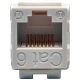 Tripp Lite N238-001-WH Cat6 Cat5e 110 Style Punch down Keystone Jack RJ45 White TAA GSA