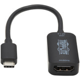 Tripp Lite U444-06N-HDR4-B USB-C to HDMI Active Adapter Cable (M/F) 4K 60 Hz HDR 4:4:4 DP 1.4 Alt Mode HDCP 2.2 Black 6 in. (15.2 cm)