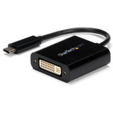 StarTech CDP2DVI USB C to DVI Adapter - Thunderbolt 3 Compatible - 1920x1200 - USB-C to DVI Adapter for USB-C devices such as your 2018 iPad Pro - DVI-I Converter