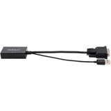 StarTech DVI2DP2 DVI to DisplayPort Adapter with USB Power - DVI-D to DP Video Adapter - DVI to DisplayPort Converter - 1920 x 1200