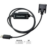 VisionTek 900823 DVI to DisplayPort 1.5M Active Cable (M/M)