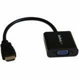 StarTech HD2VGAE2 HDMI to VGA Adapter - 1080p - 1920 x 1080 - Black - HDMI Converter - VGA to HDMI Monitor Adapter