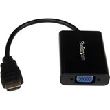 StarTech HD2VGAA2 HDMI to VGA Video Adapter Converter with Audio for Desktop PC / Laptop / Ultrabook - 1920x1200