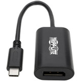 Tripp Lite U444-06N-DP4K6B USB C to DisplayPort Video Adapter Converter 4K x 2K @ 60Hz - Black - USB Type C to DP - USB-C - USB Type-C 6in