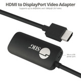 SIIG CB-H21811-S1 HDMI to DisplayPort 1.2 4K 60Hz Converter Adapter