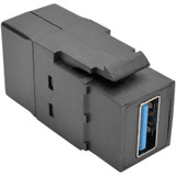 Tripp Lite U325-000-KP-BK USB 3.0 Keystone Panel Mount Coupler F/F All in One Black - USB