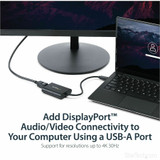 StarTech USB32DPES2 USB to DisplayPort Adapter - USB to DP 4K Video Adapter - USB 3.0 - 4K 30Hz