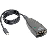 Tripp Lite USA-19HS-C USB-C to Serial DB9 RS232 Adapter Cable 3 ft. (0.91 m) Keyspan High-Speed (M/M) TAA