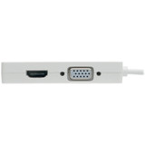 Tripp Lite U444-06N-HDV4K USB C to HDMI / DVI / VGA Multiport Adapter 4K USB Type C to HDMI - USB-C - USB Type-C
