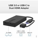Plugable UGA-HDMI-2S HDMI/USB/USB-C Audio/Video Adapter