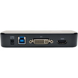 Tripp Lite U344-001-HDDVI USB 3.0 SuperSpeed to DVI and HDMI Dual Monitor Video Display Adapter