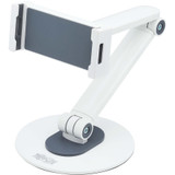 Tripp Lite Full-Motion Flexible Long-Arm Desktop Smartphone and Tablet Mount, White