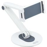 Tripp Lite Full-Motion Flexible Long-Arm Desktop Smartphone and Tablet Mount, White