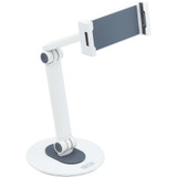 Tripp Lite Full-Motion Flexible Long-Arm Desktop Smartphone and Tablet Mount, White