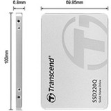 Transcend 220Q 500 GB Solid State Drive - 2.5" Internal - SATA (SATA/600)