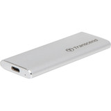 Transcend ESD240C 120 GB Portable Solid State Drive - External - SATA - Silver