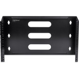 TRENDnet 6U 19-inch Hinged Wall Mount Bracket for Patch Panels and PDU Power Strips, TC-WP6U, Supports EIA-310, Steel Construction, Use with TRENDnet TC-P24C6 & TC-P16C6 Patch Panels (sold separately)